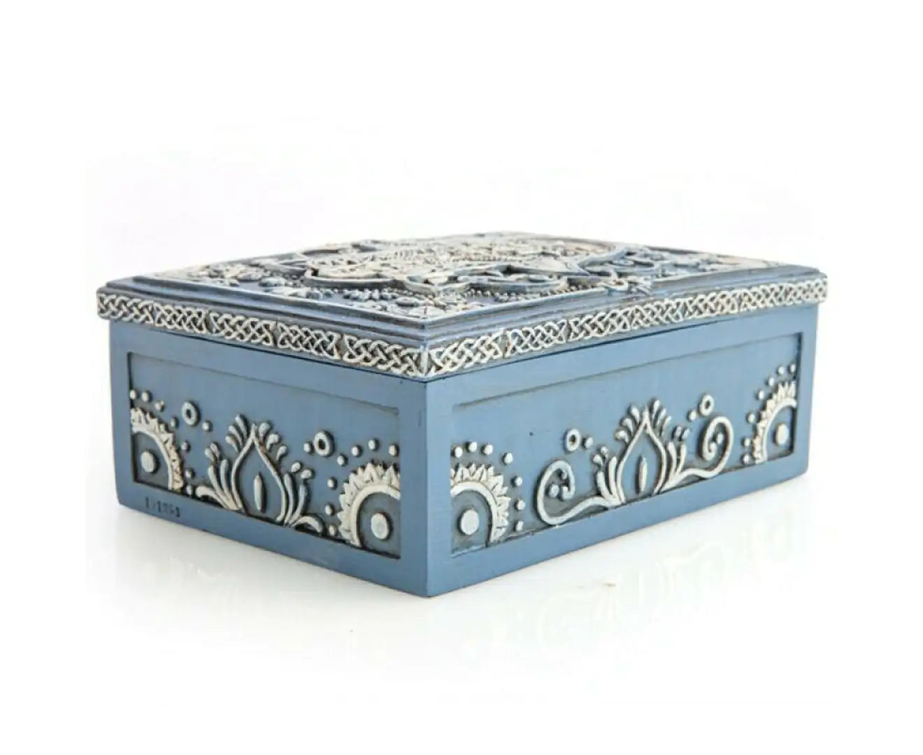 Hamsa Wooden Jewelry/Tarot Box - Mystic Tribes