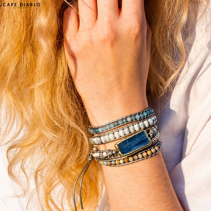 Healing Topaz Wrap Bracelet - Mystic Tribes
