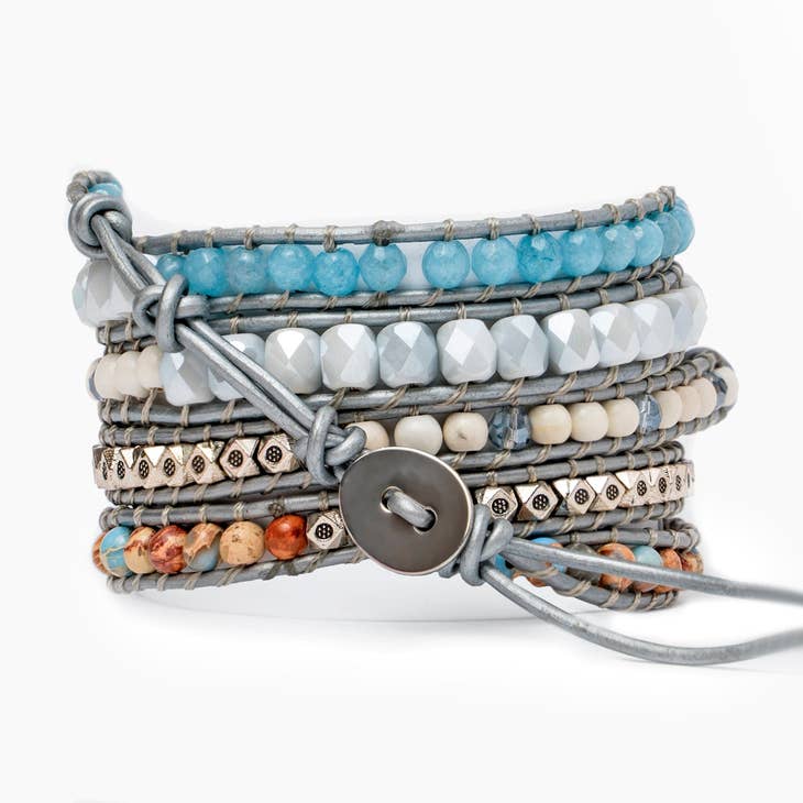 Healing Topaz Wrap Bracelet - Mystic Tribes