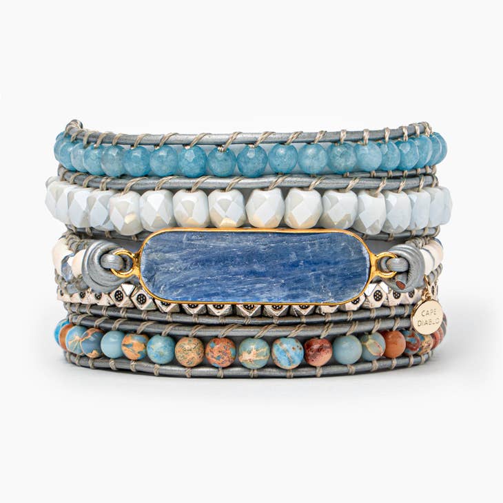 Healing Topaz Wrap Bracelet - Mystic Tribes