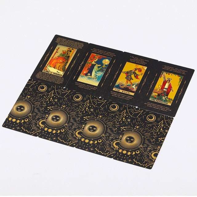 Magician Tarot Deck - Black/Gold - Mystic Tribes