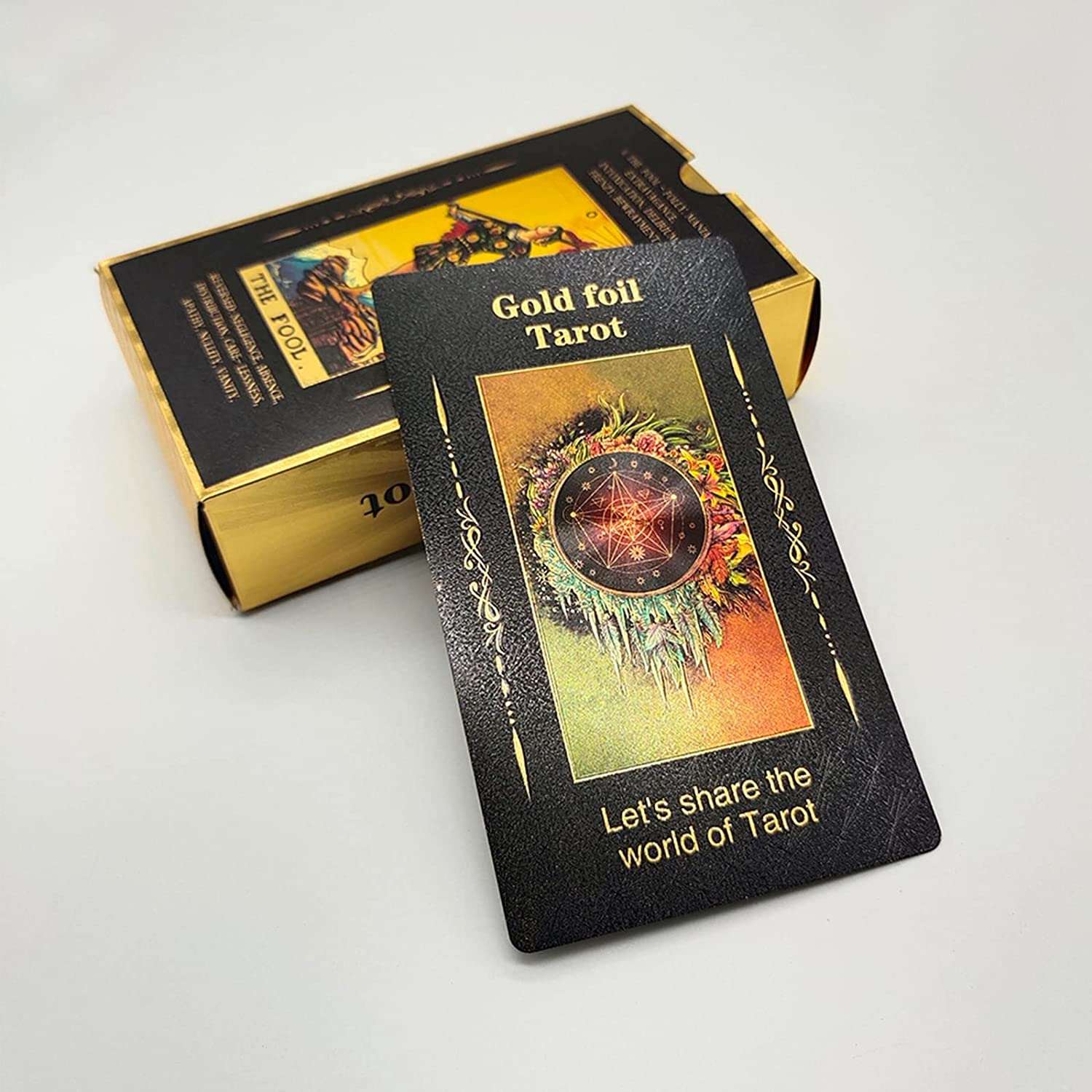 Magician Tarot Deck - Black/Gold - Mystic Tribes