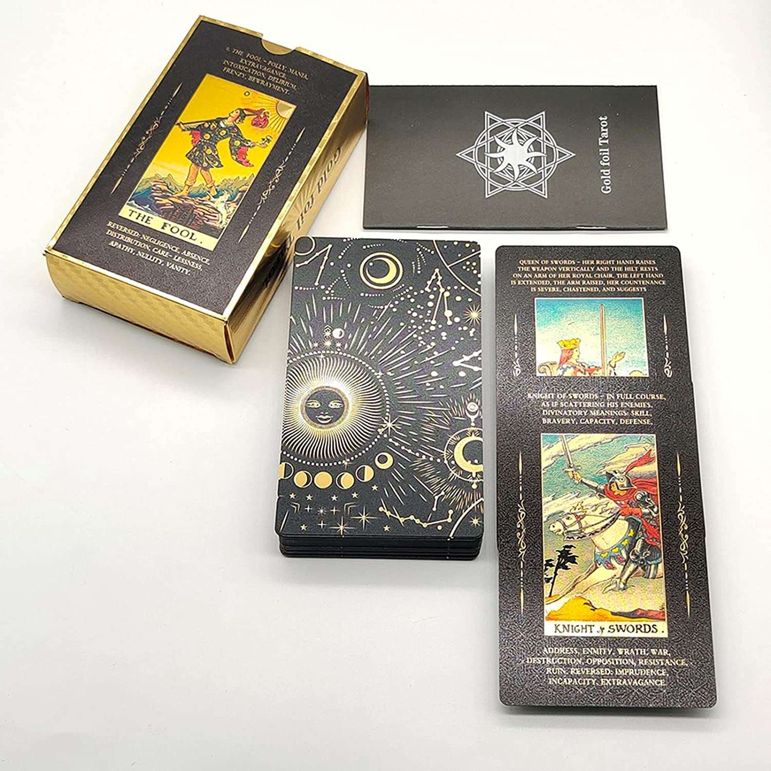 Magician Tarot Deck - Black/Gold - Mystic Tribes
