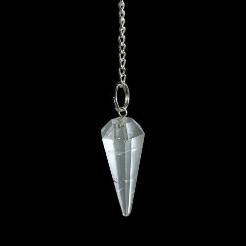 Natural Clear Quartz Pendulum - Mystic Tribes